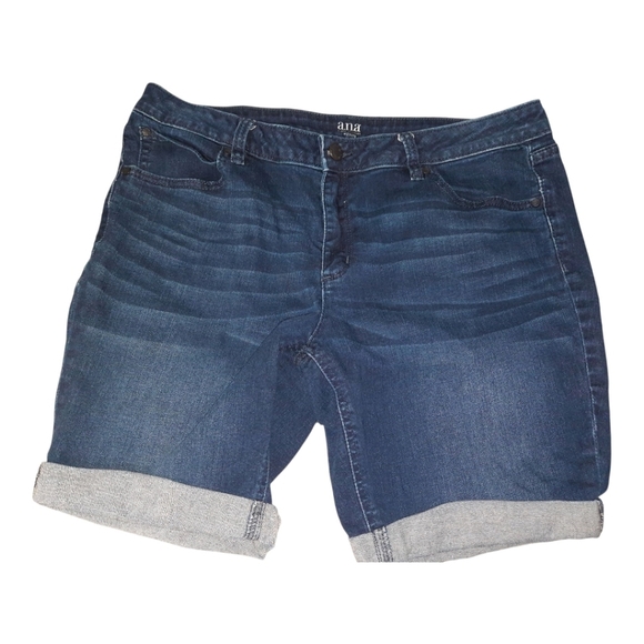 a.n.a Shorts , Apt.9 Blue Shorts , ana Black Shorts ,  3 Pair Size 14 Shorts - Picture 1 of 11